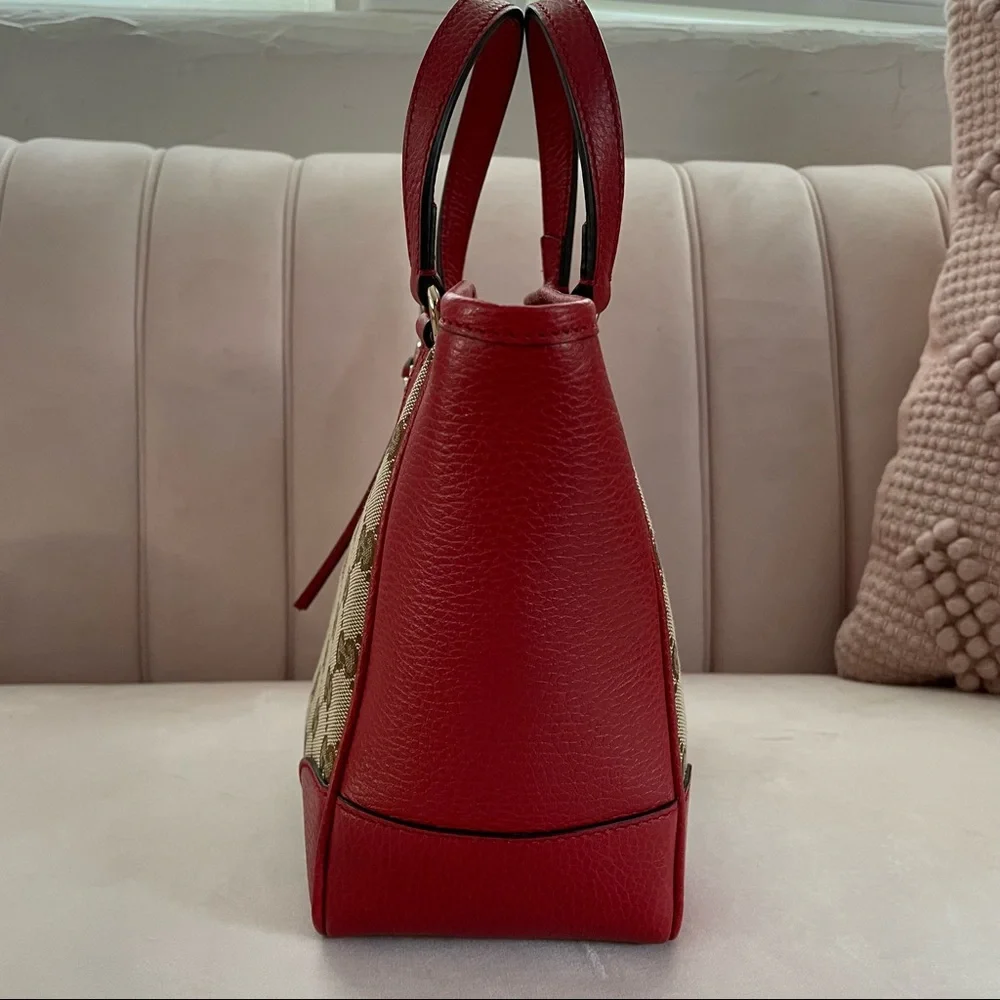 ✨SOLD✨Gucci Small Red GG Bree Tote Crossbody Bag - Picture 4 of 13